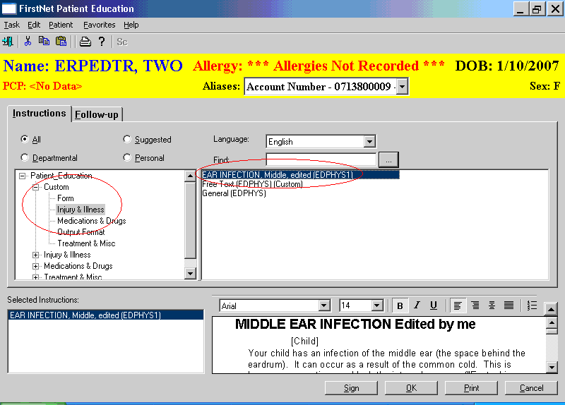 Use Custom Instruction